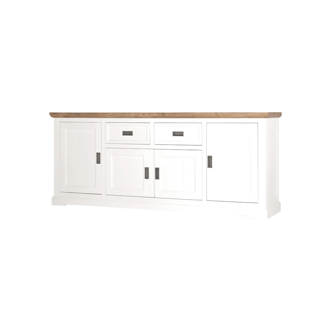 Parisian  4 Door 2 Drawer Sideboard image 1